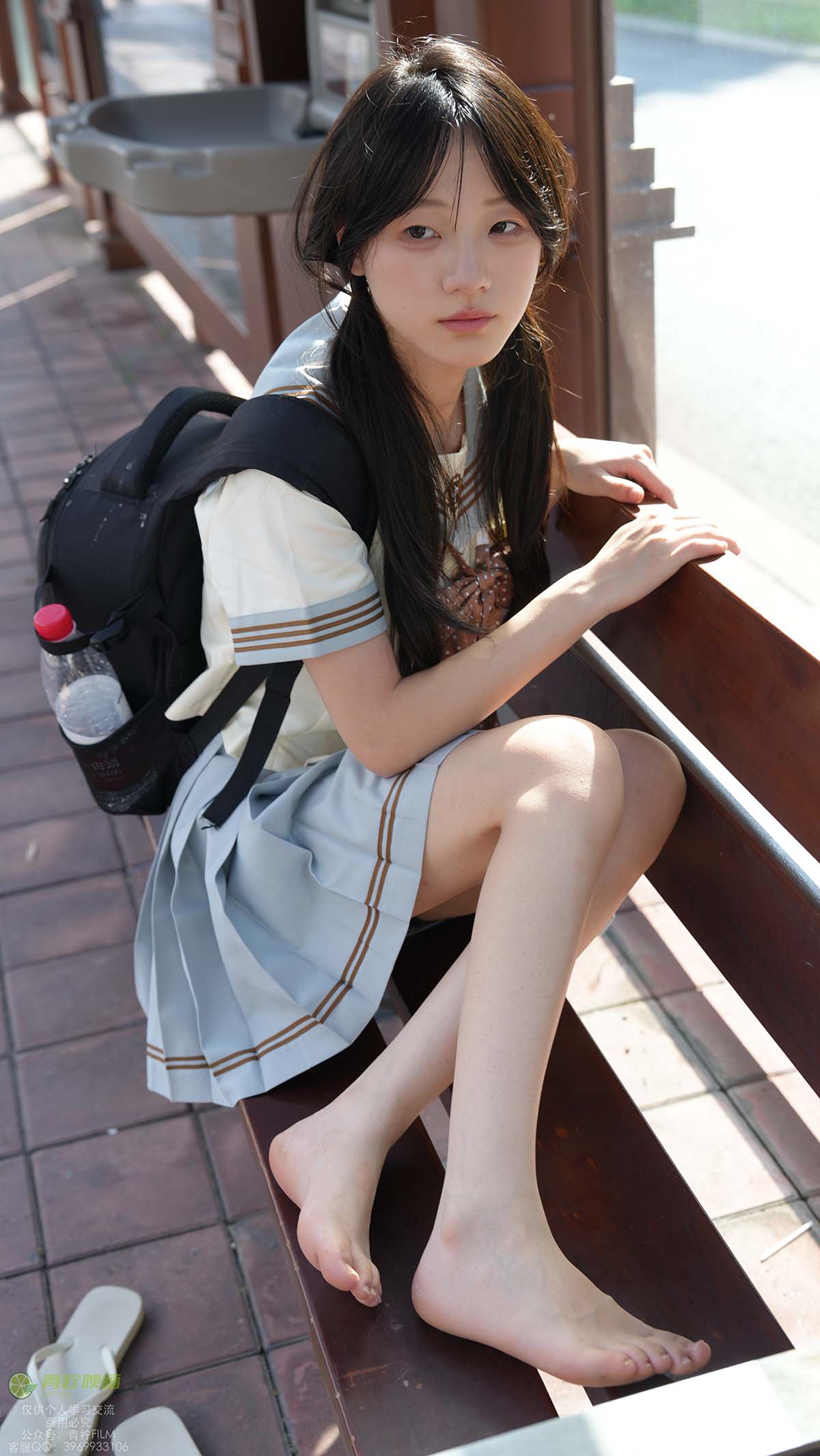 青柠映画 NO.048 – 阿慌 JK公交站