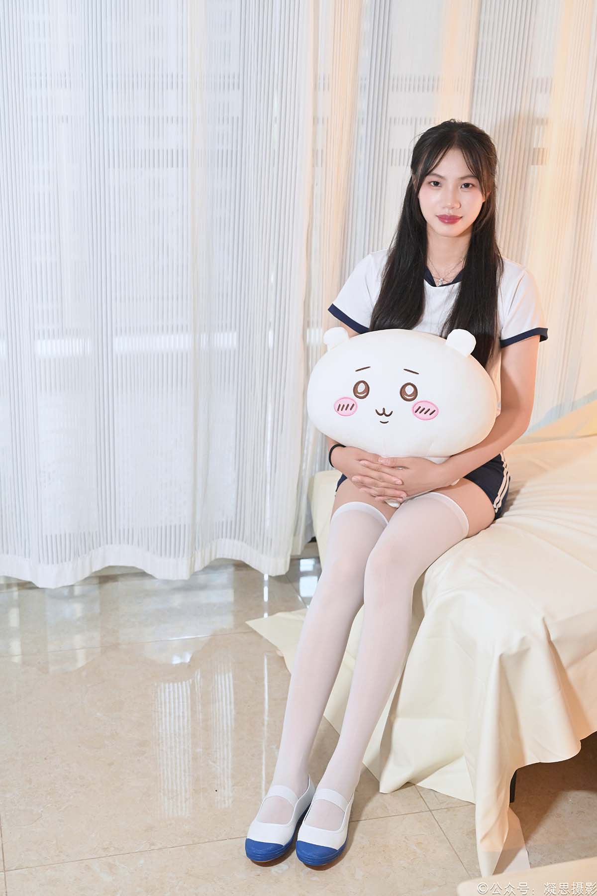 凝思摄影 NO.016 德美-体操服、过膝袜、室内鞋