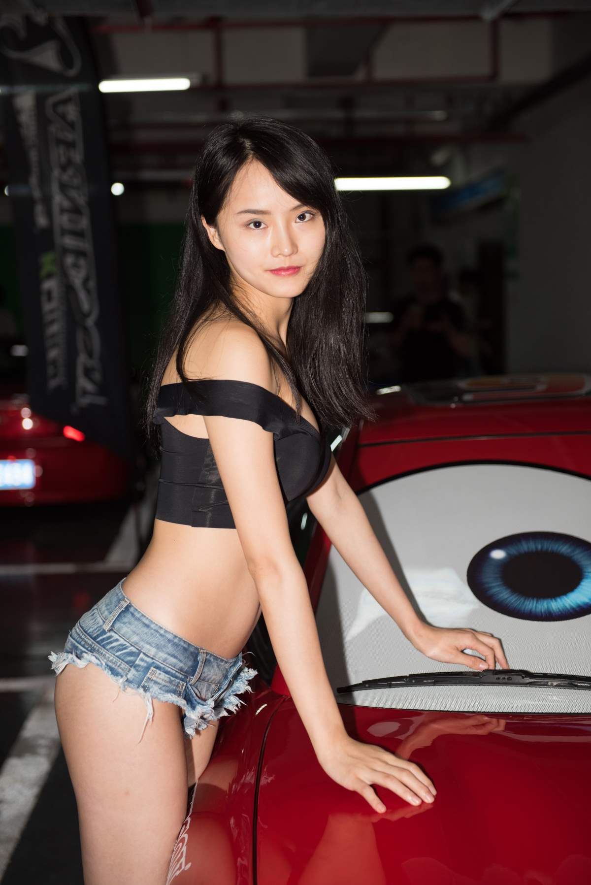 精选街拍作品 NO.4851 牛仔热裤