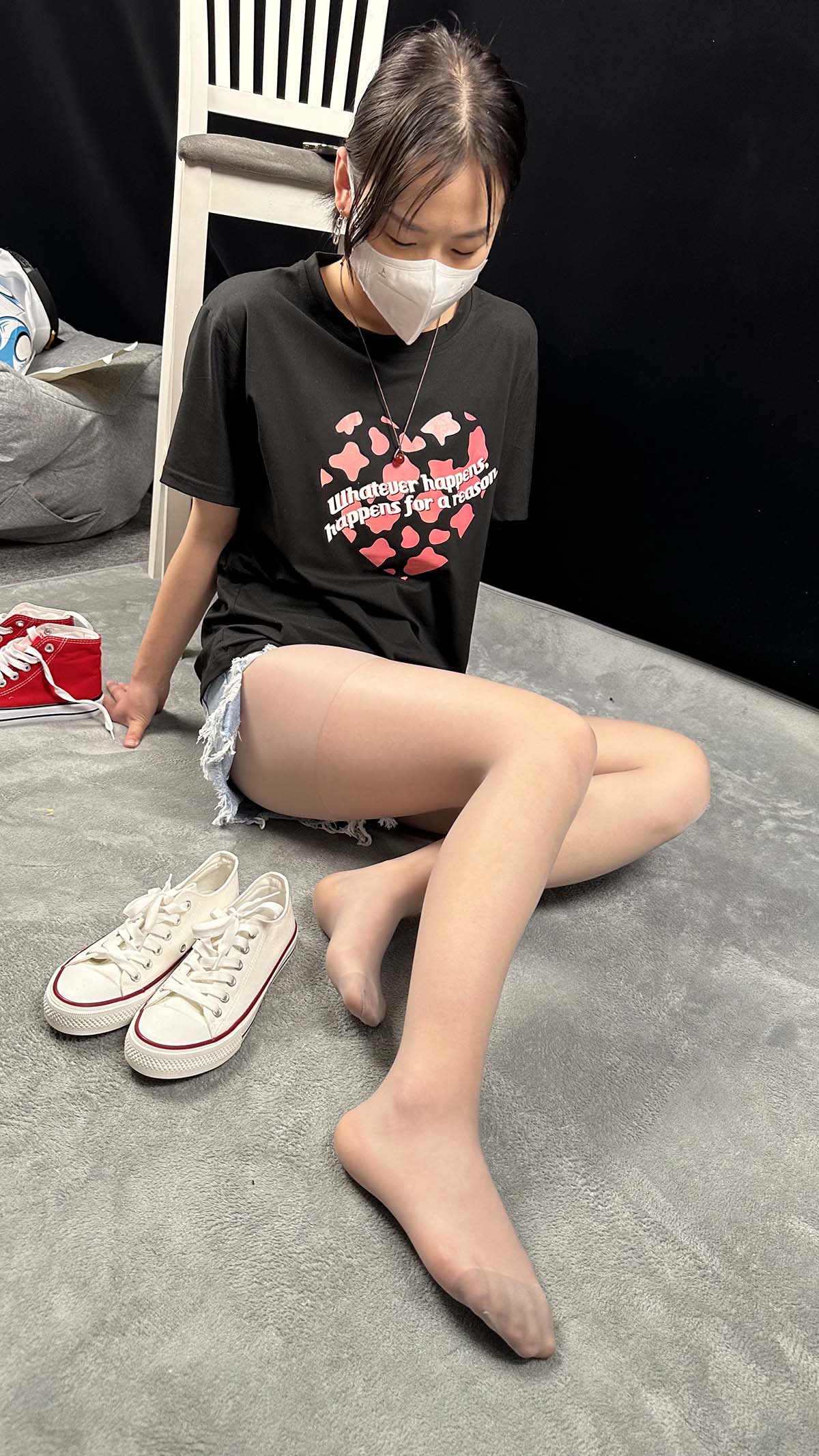 三禾摄影 NO.047 休闲短裤 肉丝 帆布鞋 预览图 - 2 三禾摄影 NO.047 休闲短裤 肉丝 帆布鞋 预览图 - 2