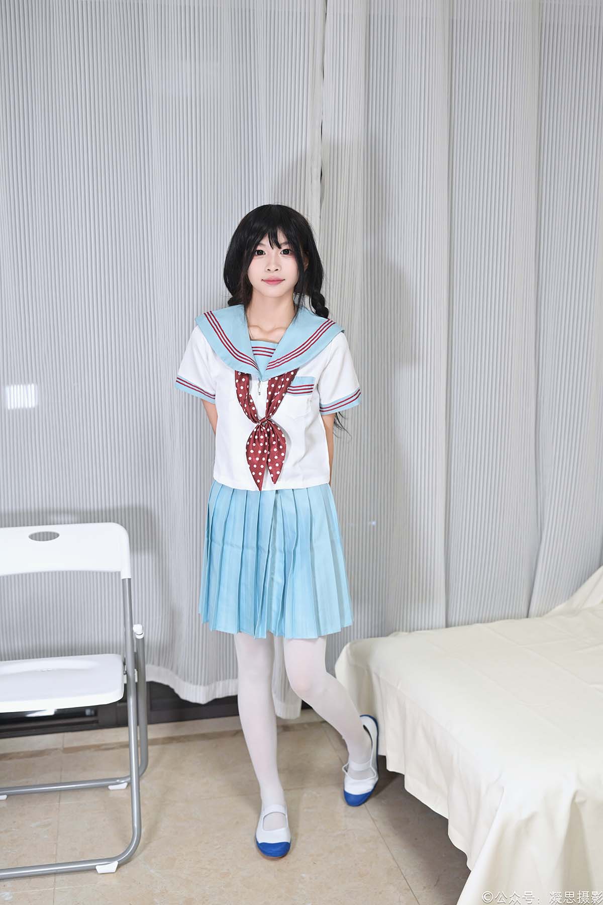 凝思摄影 NO.053 沅沅-jk制服、白丝、室内鞋 预览图 - 2 凝思摄影 NO.053 沅沅-jk制服、白丝、室内鞋 预览图 - 2