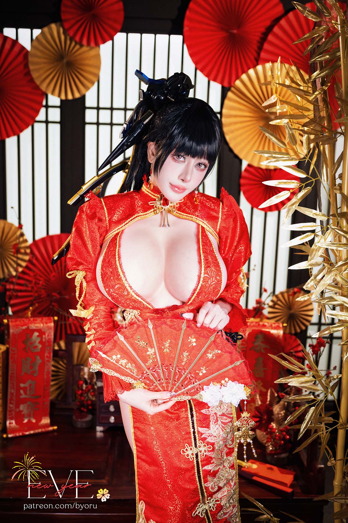 日本性感萝莉Byoru – Eve New Year Qipao 预览图 - 2 日本性感萝莉Byoru – Eve New Year Qipao 预览图 - 2