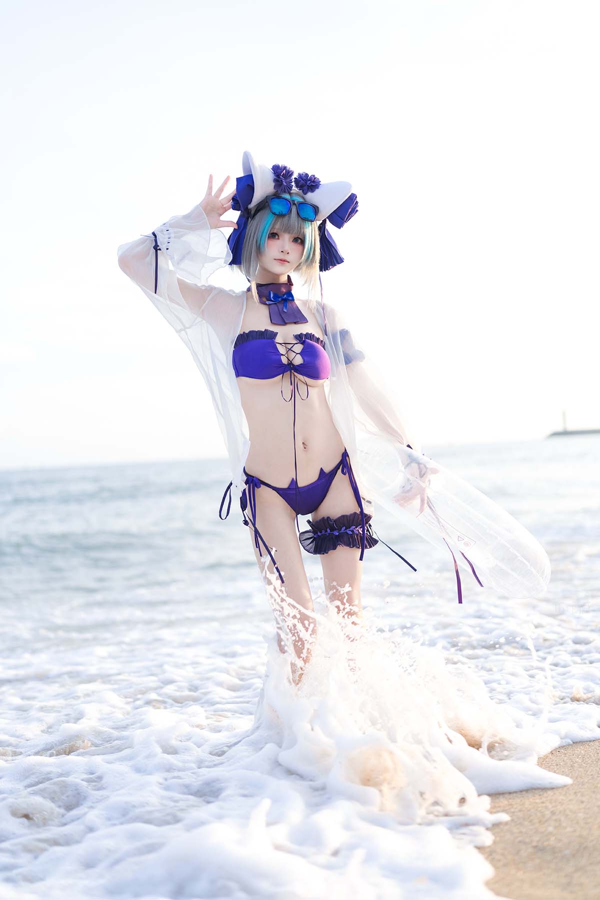 九柒喵 – 碧蓝航线 柴郡泳装 预览图 - 2 九柒喵 – 碧蓝航线 柴郡泳装 预览图 - 2