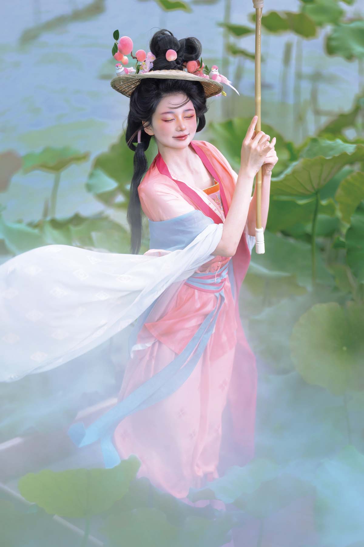 [YITUYU艺图语]2025.10.29 荷间桃仙，汉服嬉夏 珂珂珂珂珂珂-