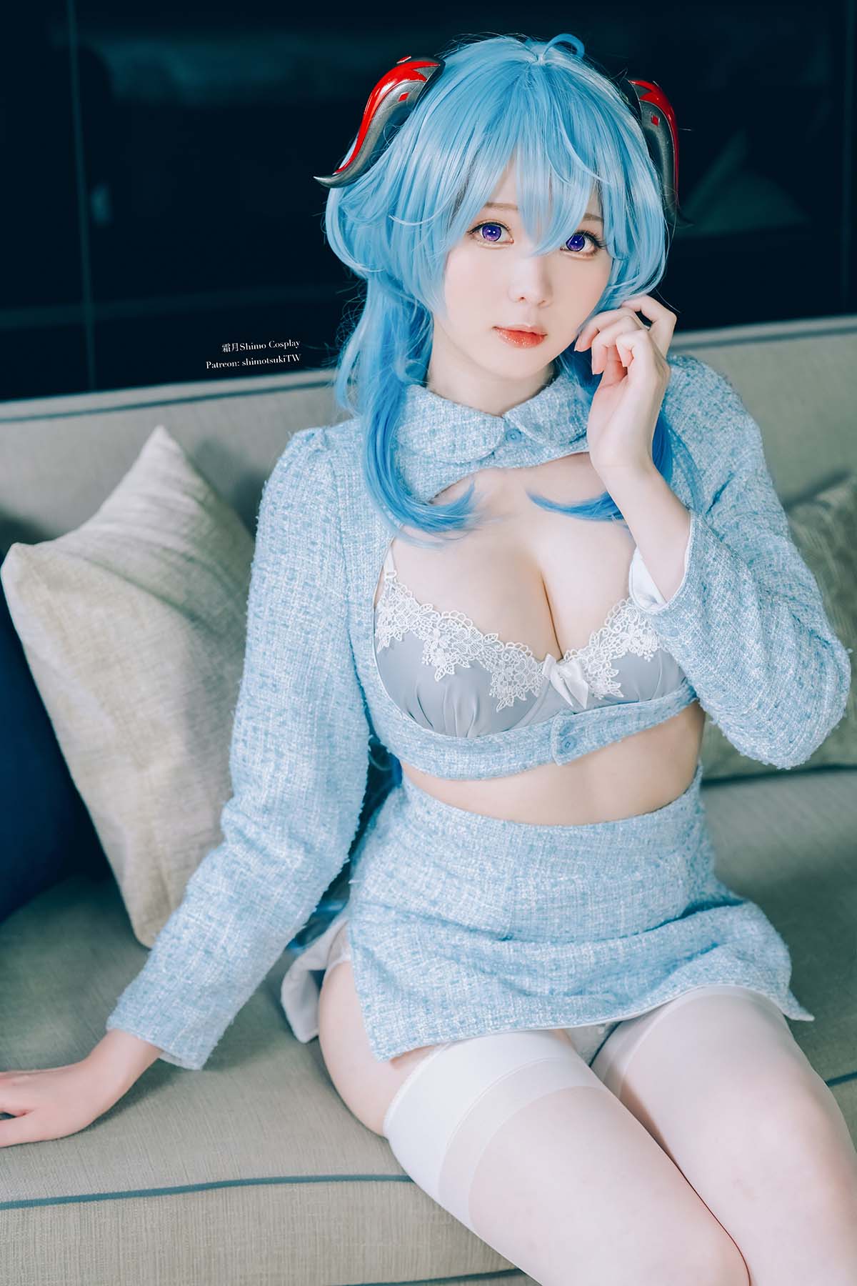 霜月shimo – Ganyu lingerie