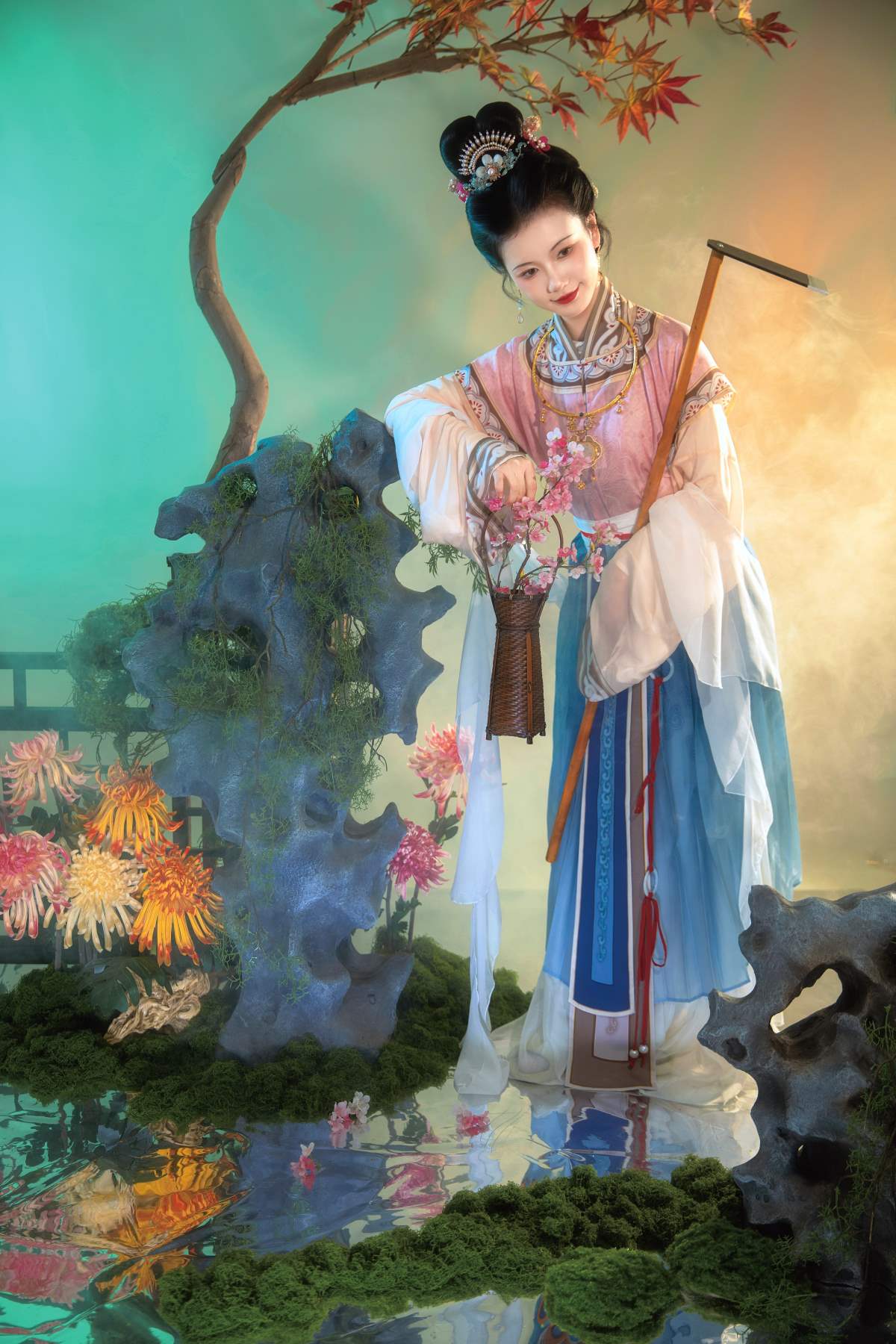 [YITUYU艺图语]2026.02.07 古画黛玉-内景 花时时