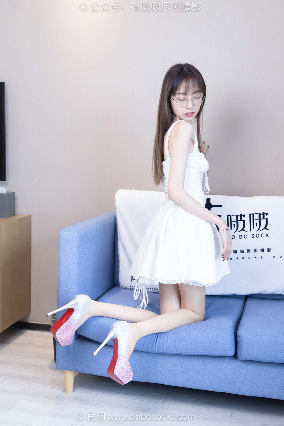 [BoBoSocks袜啵啵]NO.774 稚予-超高跟鞋、薄肉丝、裸足 预览图 - 2